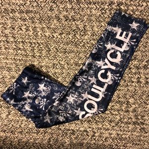 SoulCycle x Zara Terez Star skull Capri legging